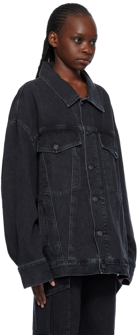 AGOLDE Black Wayne Denim Jacket AGOLDE