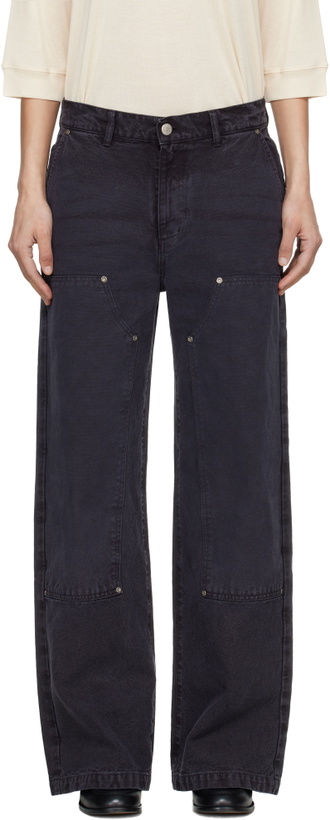 Photo: mfpen Gray Double Knee Jeans