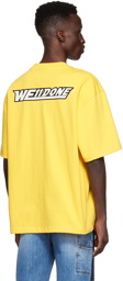 We11done Yellow Cotton T-Shirt