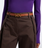 Loewe Double L reversible leather belt