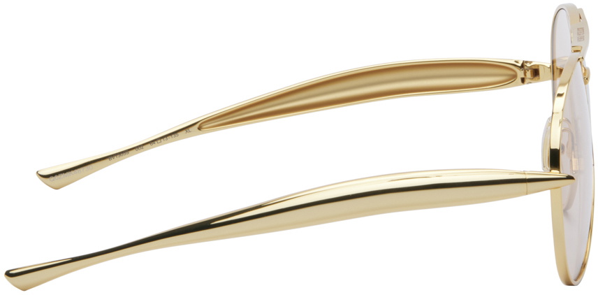 Bottega Veneta Gold Sardine Sunglasses Bottega Veneta