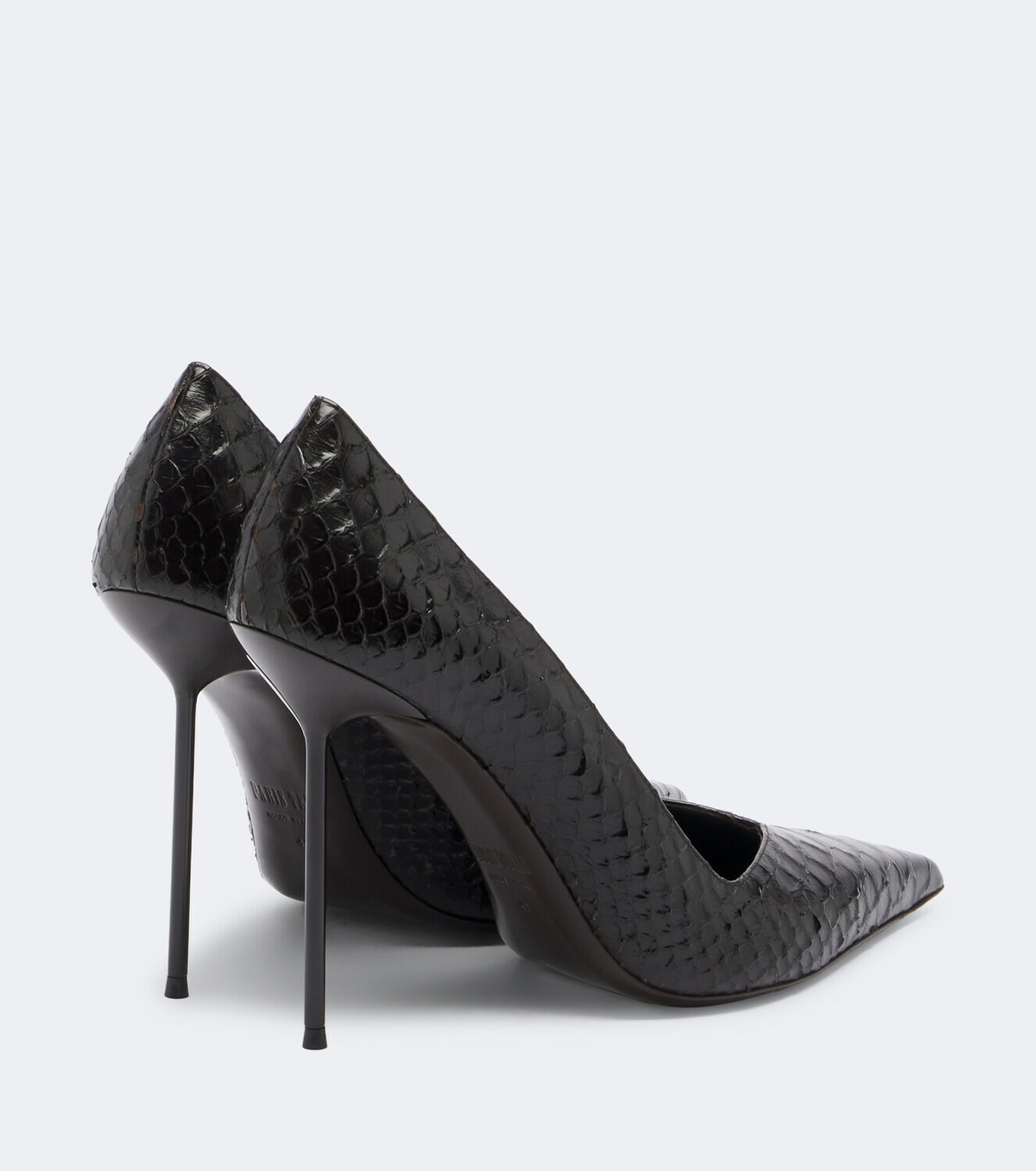 Paris Texas Lidia croc-effect leather pumps