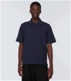 Lanvin Oversized cotton jersey polo shirt