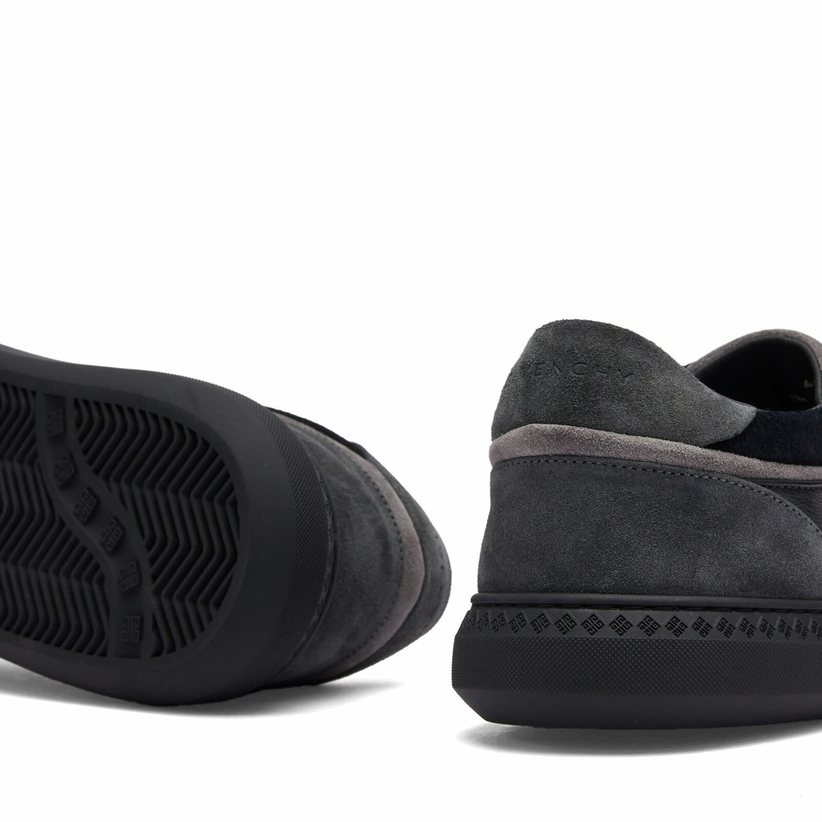 Givenchy Men's G Set Low Top Elastic Sneakers in Black/Grey