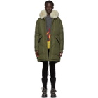 Mr and Mrs Italy Green and Beige Down Soft Touch Jacket