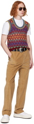 Dsquared2 Tan Relaxed Trousers