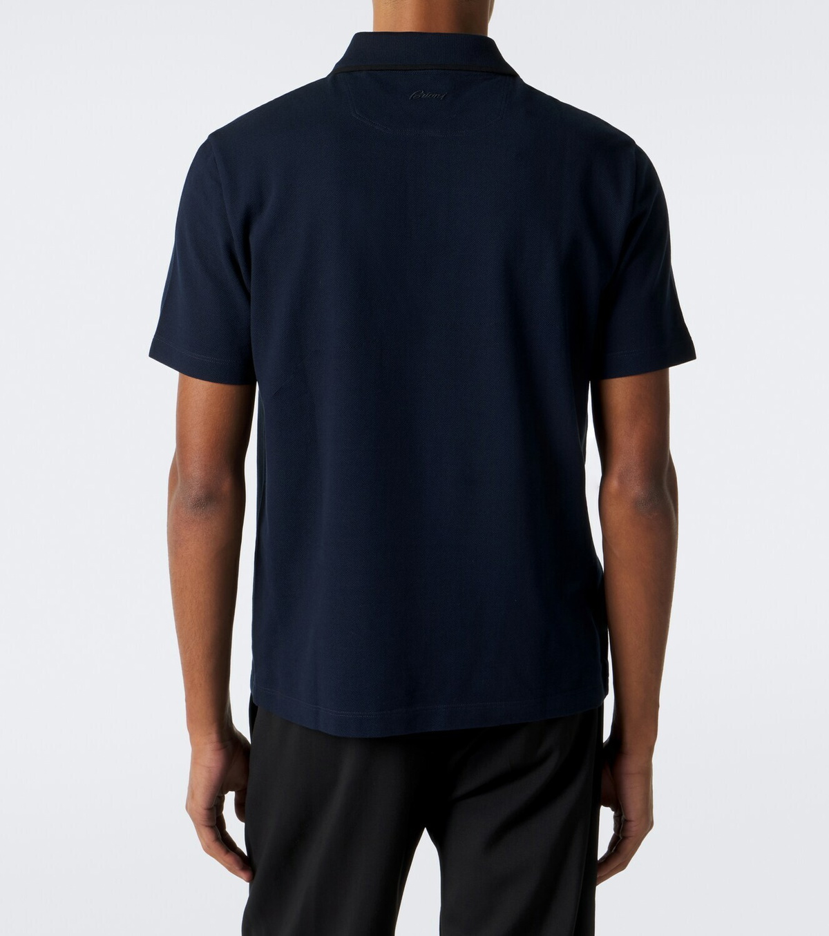 Brioni Cotton piqué polo shirt