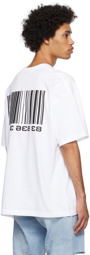 VTMNTS White Barcode T-Shirt