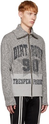 TheOpen Product SSENSE Exclusive Gray Dirt Boys Jacket
