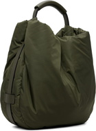 Moschino Khaki 'Handle Me' Medium Bag