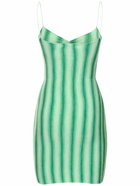 GIMAGUAS - Simi Striped Viscose Mini Dress