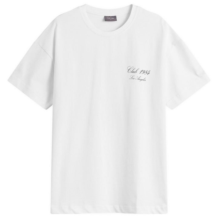 Photo: Club 1984 Men's The Line T-Shirt in White