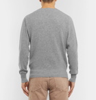 TOM FORD - Waffle-Knit Mélange Cashmere Sweater - Men - Gray