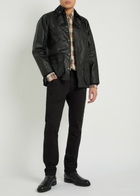 Barbour Bedale Waxed Cotton Jacket Black