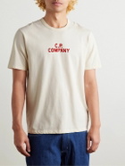 C.P. Company - Logo-Print Cotton-Jersey T-Shirt - Neutrals