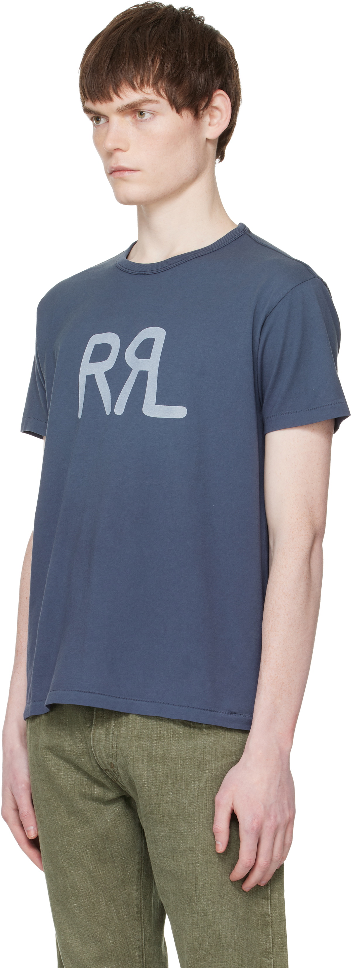 RRL Blue Ranch Logo T-shirt