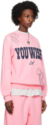 Abra Pink 'You Wish' Sweatshirt