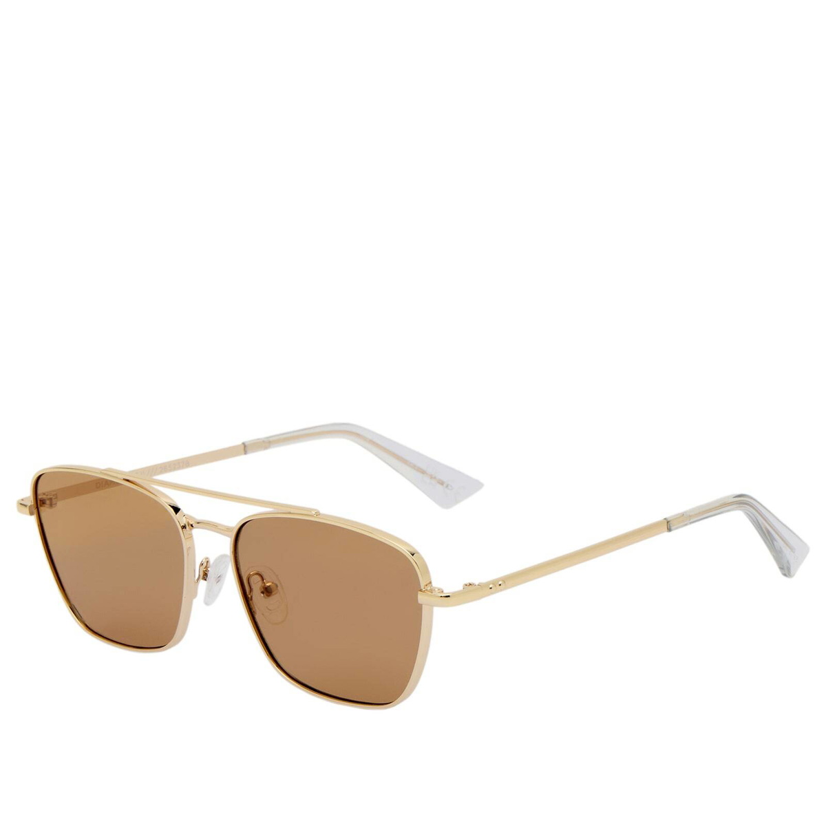 Le Specs Diametric Ii Sunglasses in Bright Gold/Chocolate Mono 
