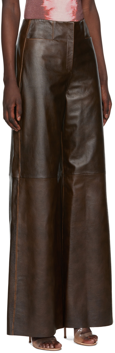 VTG Leather Brown Pants Cromwell