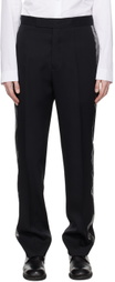 SAPIO Black Creased Trousers