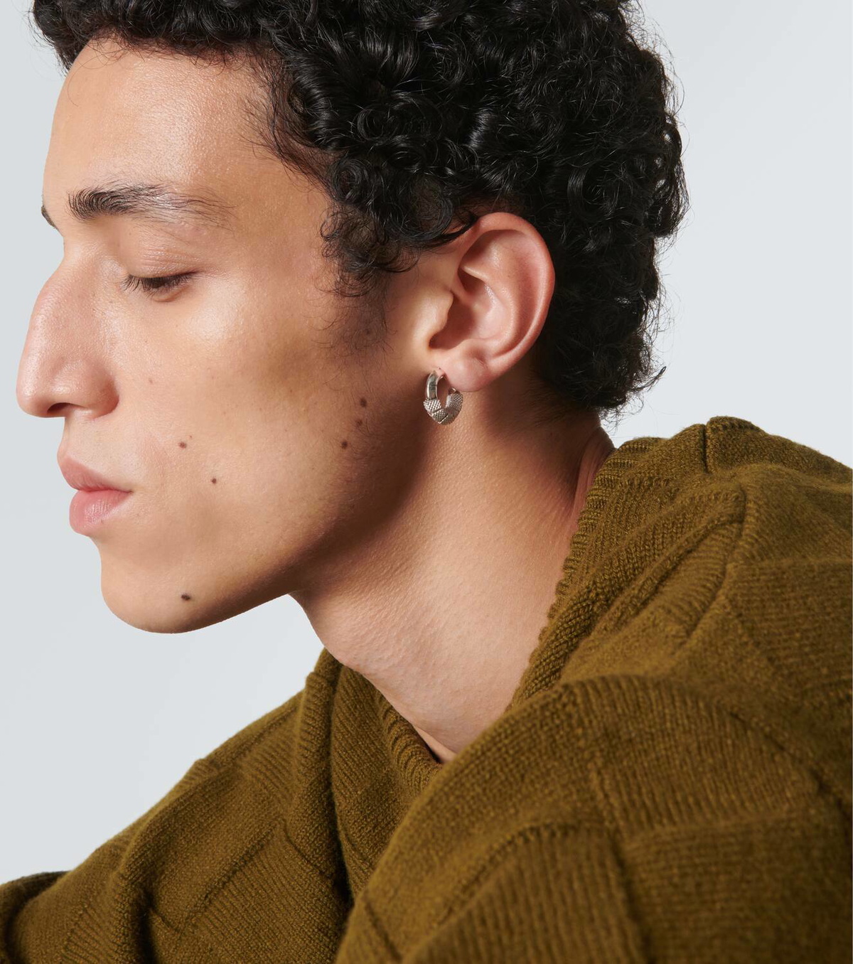 Bottega Veneta Sterling silver hoop earrings