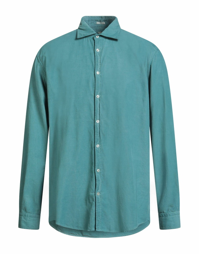 Photo: Massimo Alba Mens Shirt in Deep teal