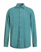 Massimo Alba Mens Shirt in Deep teal