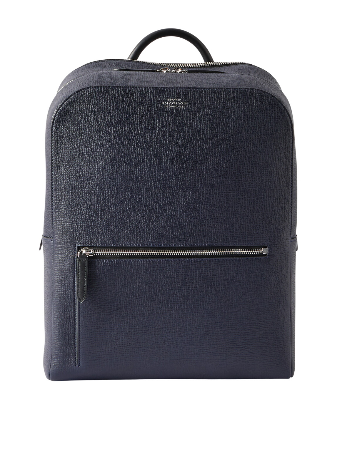 Smythson - Burlington Full-Grain Leather Backpack - Black Smythson