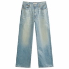 Levi's Women's Ribcage Wide Leg H223 Jeans in High Gloss