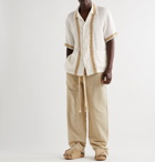 Our Legacy - Elder Embroidered Linen Shirt - White