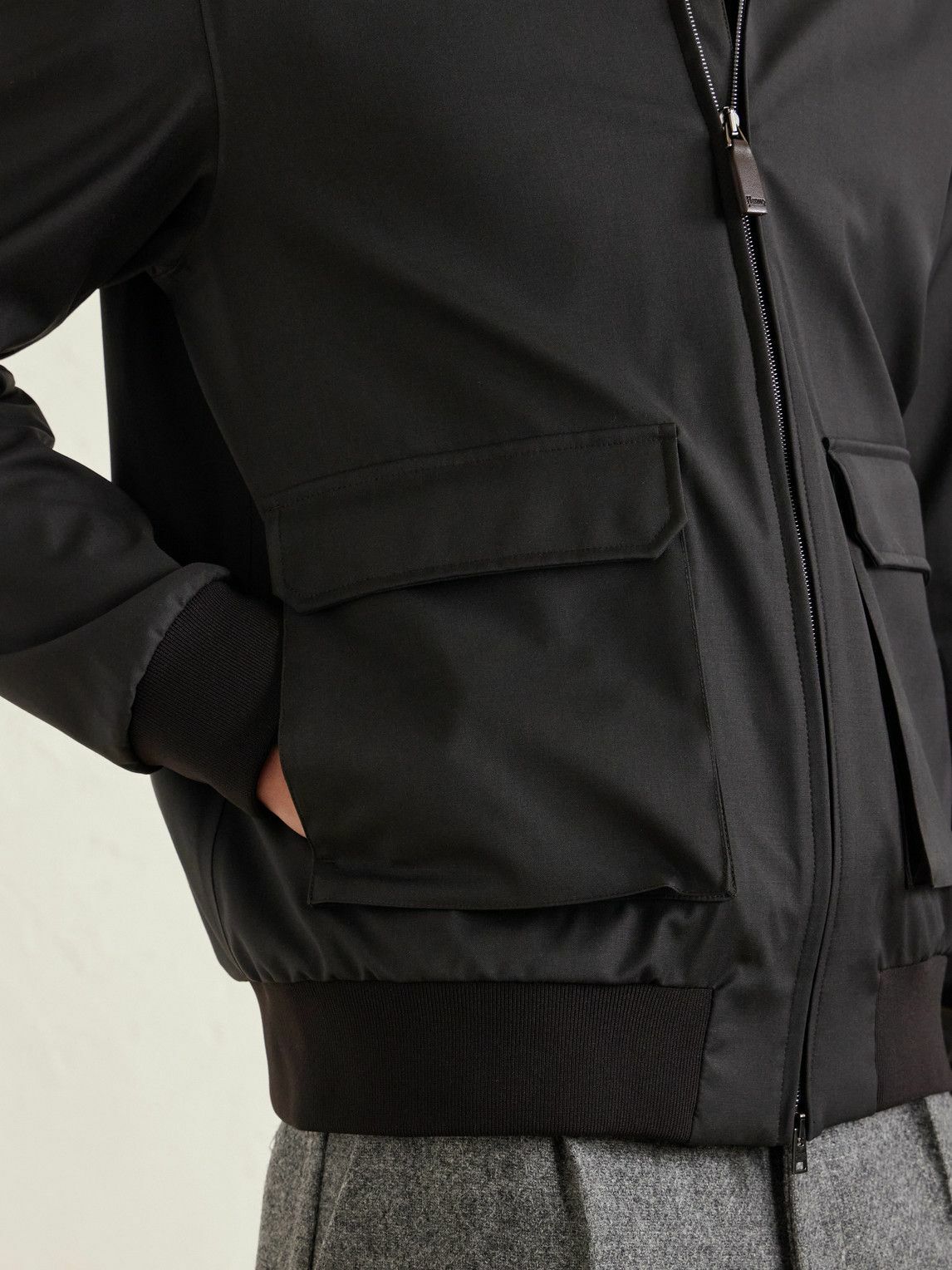 Herno - Storm System® Wool Bomber Jacket - Brown