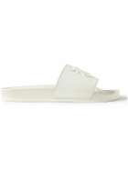 Palm Angels - Logo-Embossed Rubber Slides - White