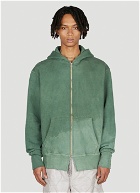 NOTSONORMAL - Splashed Hooded Sweatshirt in Green