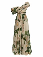 Giambattista Valli giant Bloom Floral Print Dress