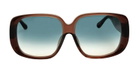 Linda Farrow Astrid - Brown / Aqua Sunglasses