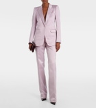 Tom Ford Cotton and silk duchesse straight pants