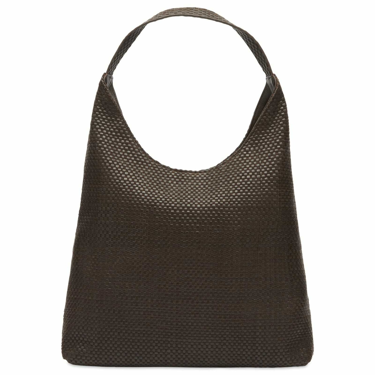 ST. Agni Women's Lattice Weave Large Tote in Coffee 