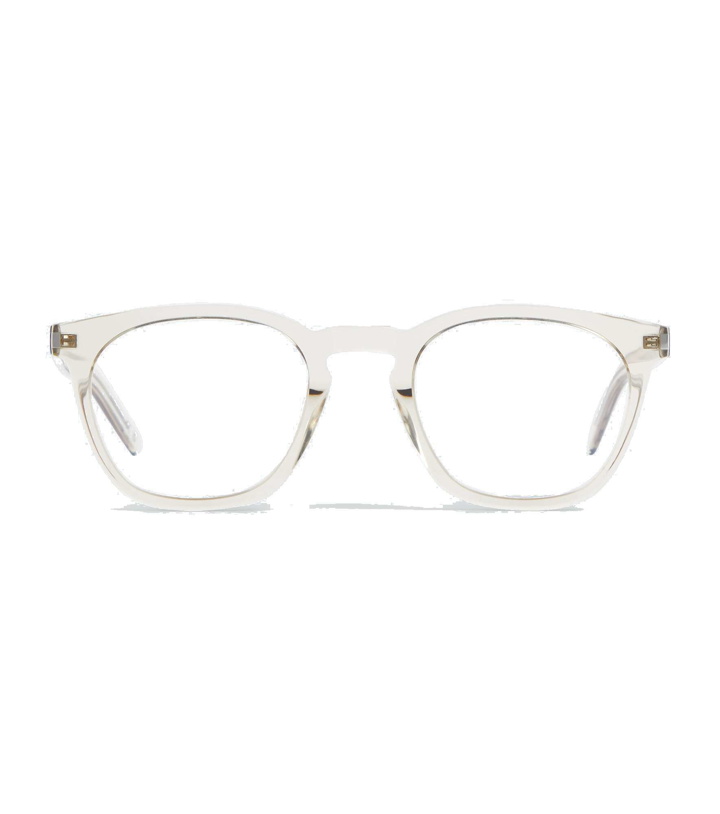 Photo: Saint Laurent - SL30 Slim acetate squared glasses