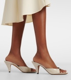 JUDE Haze croc-effect patent leather mules