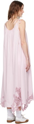 Acne Studios Pink Strap Maxi Dress