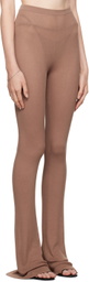 Nensi Dojaka Tan Calvin Klein Edition Sheer Knit Lounge Pants
