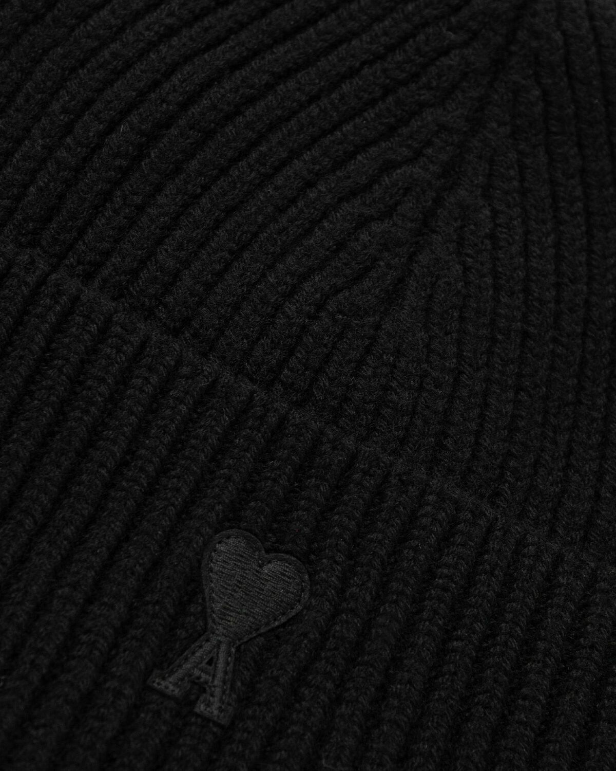 AMI Paris AMI DE COEUR BEANIE Black Mens Beany