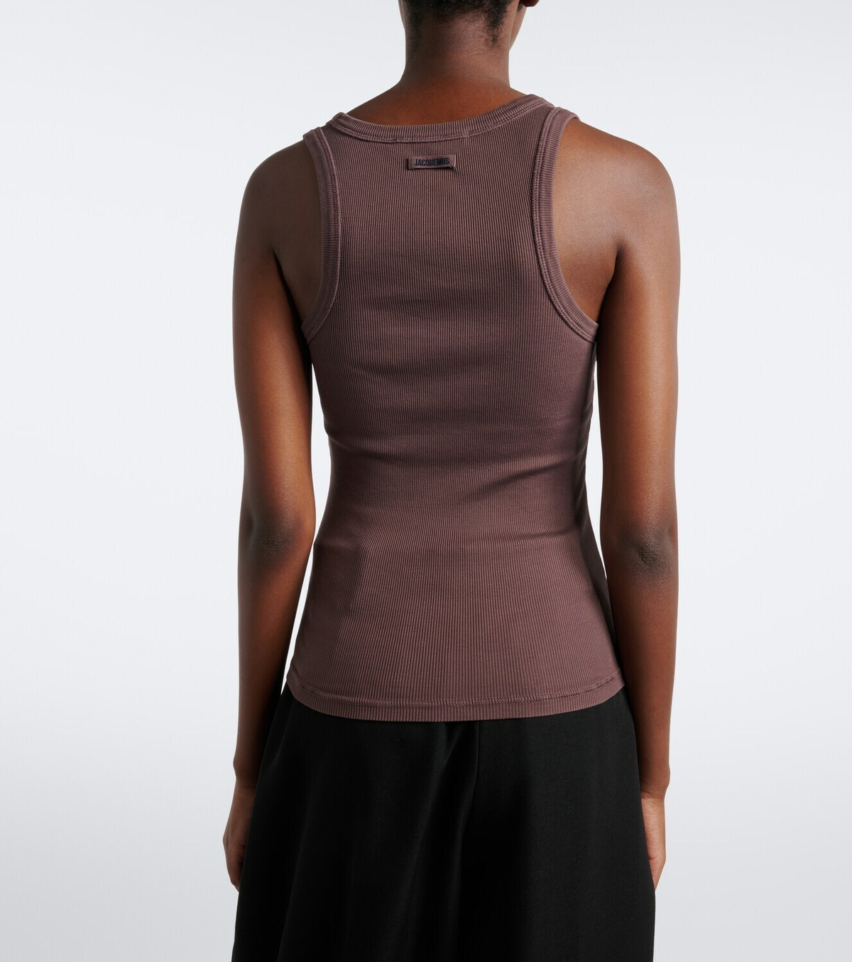 Jacquemus Grosgrain cotton jersey tank top
