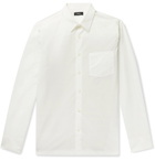 Theory - Willomere Barker Cotton-Poplin and Stretch-Knit Shirt - White
