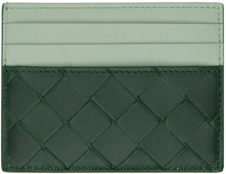 Photo: Bottega Veneta Green Credit Card Case