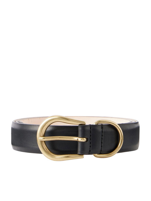Photo: Déhanche - Hollyhock 2.5cm Leather Belt - Black