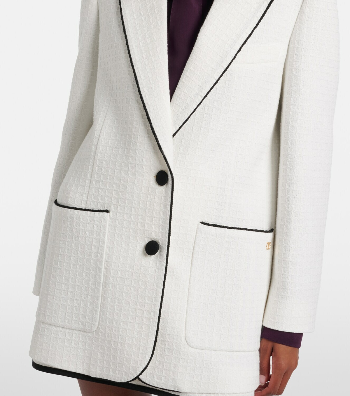 Valentino Cotton tweed jacket