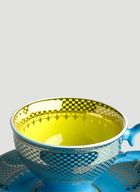 POLSPOTTEN Set of Four Grandma Espresso Cups and Saucers
