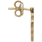 Marcelo Burlon County of Milan Gold Cross Stud Earrings