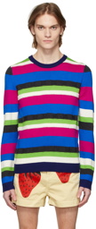 JW Anderson Multicolor Merino Wool Striped Sweater